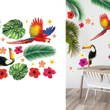 Hawaii Sticker 80cm van Fiestas Guirca koop je bij Partywinkel
