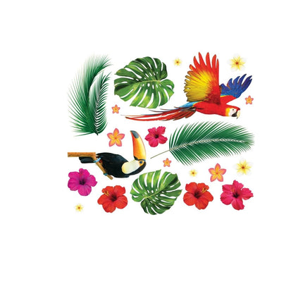 Hawaii Sticker 80cm van Fiestas Guirca koop je bij Partywinkel