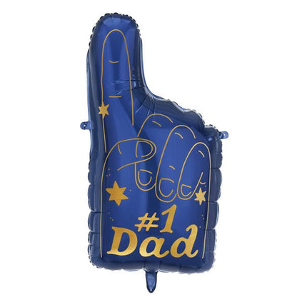 Helium Ballon 1 Dad Leeg 86,5cm van Partydeco koop je bij Partywinkel