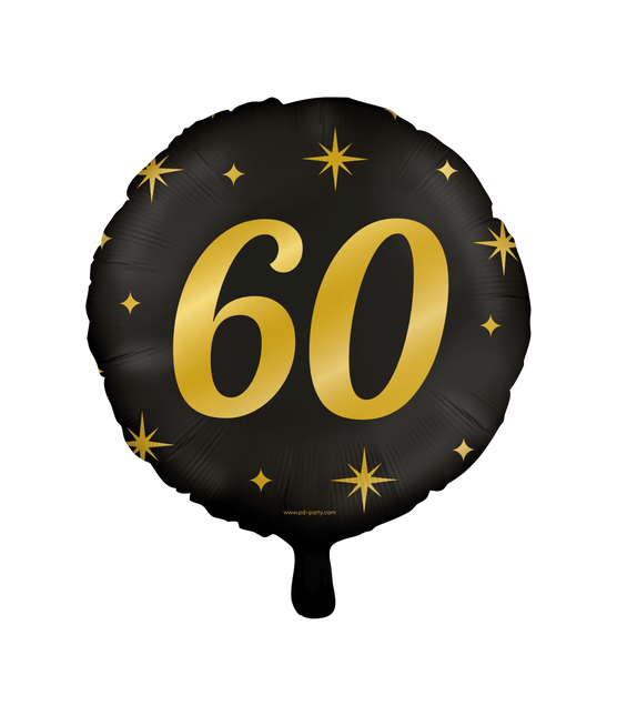 Helium Ballon 60 Jaar Leeg 30cm van Paper Dreams koop je bij Partywinkel