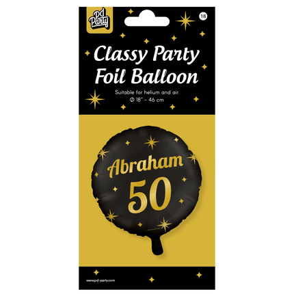 Helium Ballon Abraham Leeg 30cm van Paper Dreams koop je bij Partywinkel