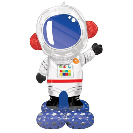Helium Ballon Astronaut Standaard Leeg 1,44m van Anagram koop je bij Partywinkel
