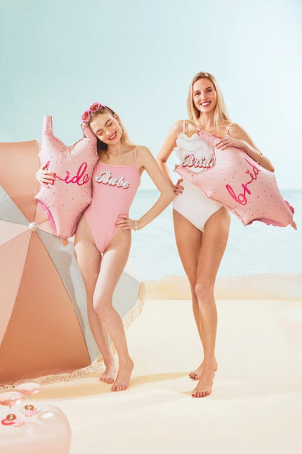 Helium Ballon Badpak Bride Leeg 68cm van Partydeco koop je bij Partywinkel