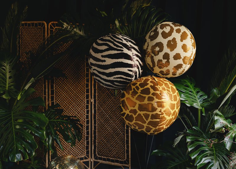 Helium Ballon Cheetah Bal 75cm Leeg van Partydeco koop je bij Partywinkel