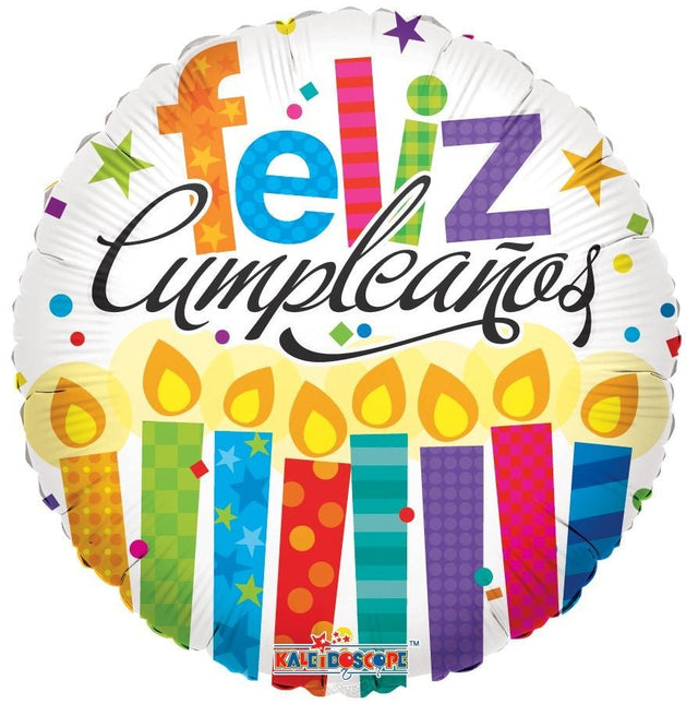 Helium Ballon Feliz Cumplea_Os 45cm leeg van WeFiesta koop je bij Partywinkel