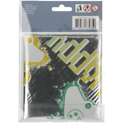 Helium Ballon Happy Birthday Gamen Leeg 45cm van Folat koop je bij Partywinkel