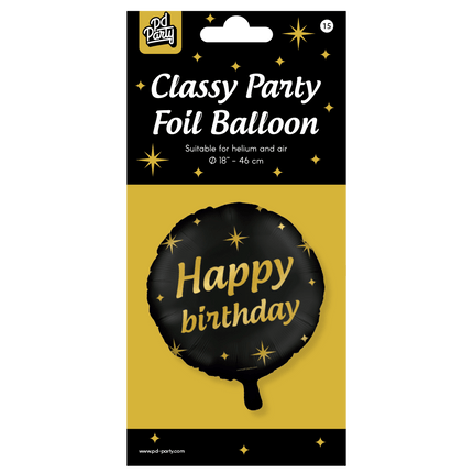 Helium Ballon Happy Birthday Leeg 30cm van Paper Dreams koop je bij Partywinkel