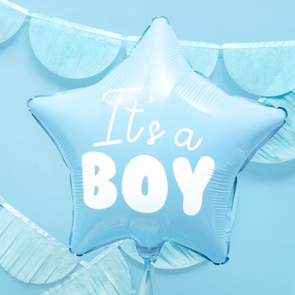 Helium Ballon Hart It'S A Boy Leeg 48cm van Partydeco koop je bij Partywinkel