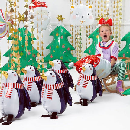 Helium Ballon Kerstboom Leeg 94cm van Partydeco koop je bij Partywinkel