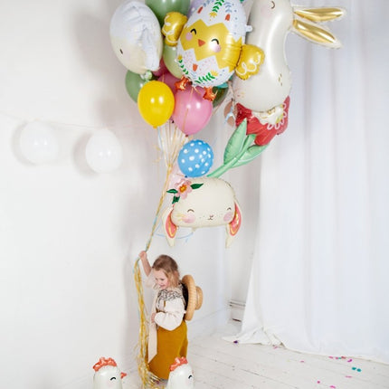 Helium Ballon Kip Leeg 57cm van Partydeco koop je bij Partywinkel