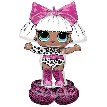 Helium Ballon Lol Glam Diva Standaard Leeg 1,19m van Anagram koop je bij Partywinkel