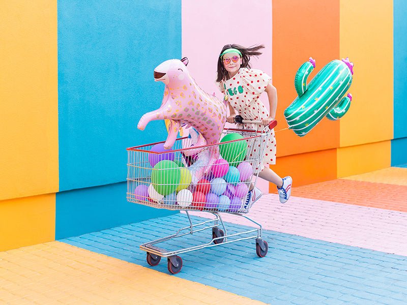 Helium Ballon Luipaard Leeg 1,14m van Partydeco koop je bij Partywinkel