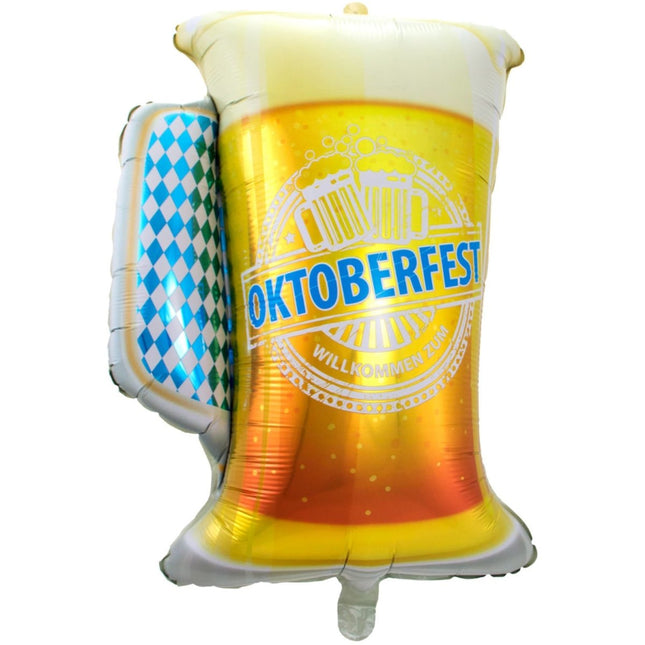 Helium Ballon Oktoberfest Bierpul 80cm leeg van Folat koop je bij Partywinkel