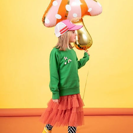 Helium Ballon Paddenstoel Leeg 75cm van Partydeco koop je bij Partywinkel