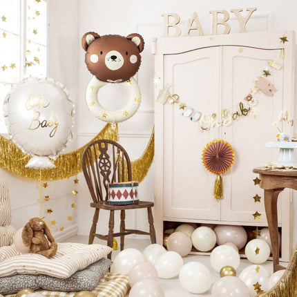 Helium Ballon Rammelaar Beer Leeg 67cm van Partydeco koop je bij Partywinkel