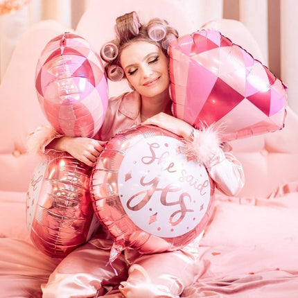 Helium Ballon Ring Leeg 72cm van Partydeco koop je bij Partywinkel