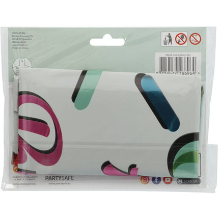 Helium Ballon Taart Set Leeg 5 delig van Folat koop je bij Partywinkel