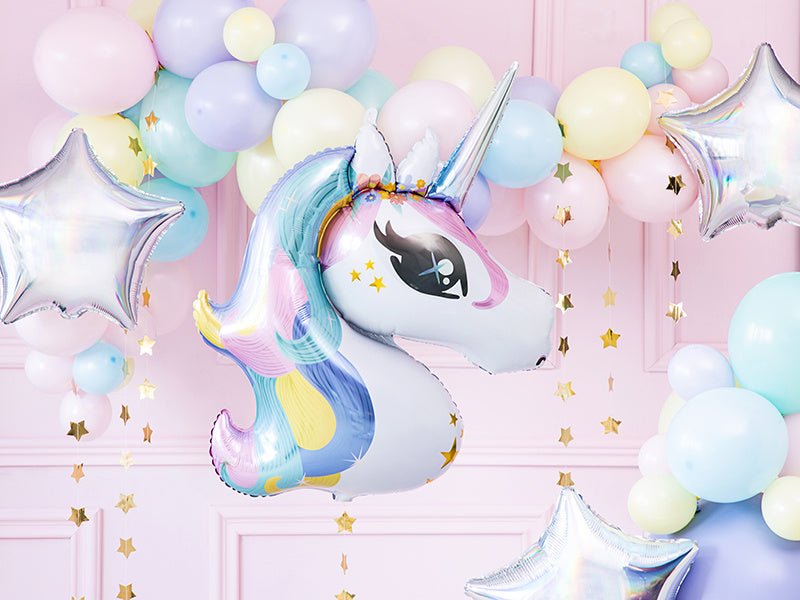 Helium Ballon Unicorn Leeg 90cm van Partydeco koop je bij Partywinkel