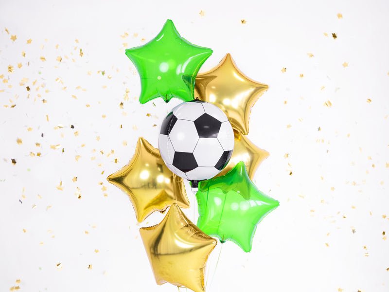 Helium Ballon Voetbal Leeg 40cm van Partydeco koop je bij Partywinkel