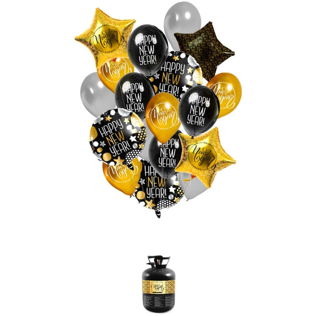 Helium Tank Happy New Year 18 delig van Folat koop je bij Partywinkel