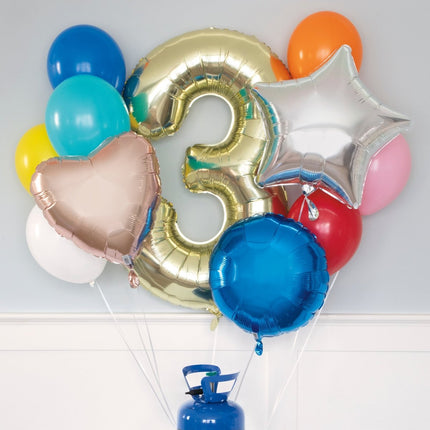 Helium Tank met 30 Ballonnen en Lint van Partywinkel koop je bij Partywinkel