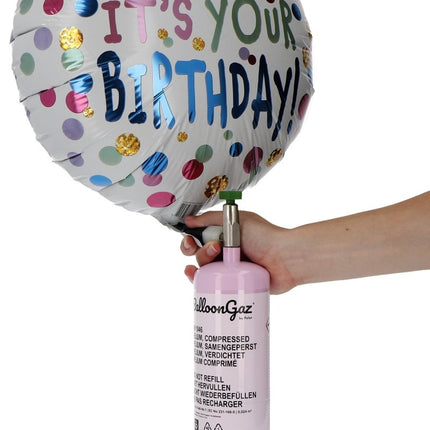 Helium Tank Voor 45cm Folie Ballon van Partywinkel koop je bij Partywinkel