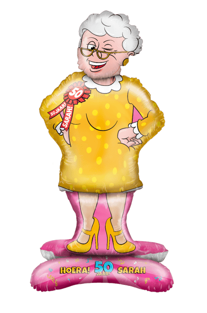 Heliumballon Sarah pop 90cm van Paper Dreams koop je bij Partywinkel