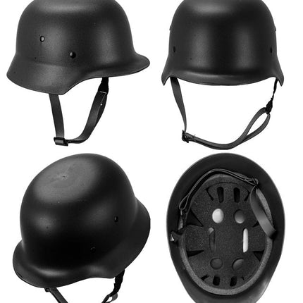 Helm Militair Zwart van Widmann koop je bij Partywinkel