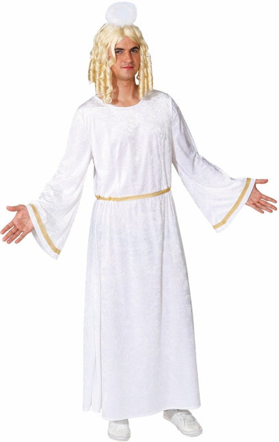 Heren Engel Jurk – Wit/Goud van Orlob koop je bij Partywinkel