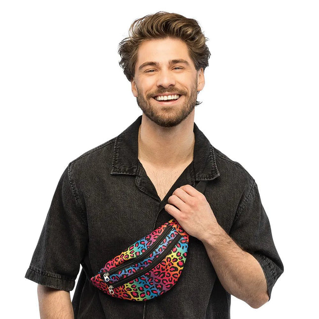 Heuptasje Leopard art UV van Boland koop je bij Partywinkel
