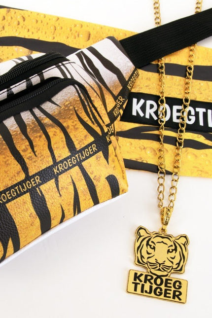 Heuptasje Tijgerprint Kroegtijger van PartyXplosion koop je bij Partywinkel