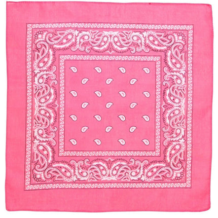 Hippie 60S Bandana Roze 55cm van Widmann koop je bij Partywinkel