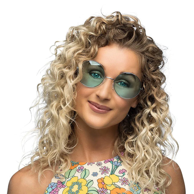 Hippie 60S Bril Groen Xl van Boland koop je bij Partywinkel