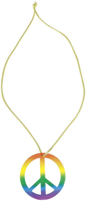 Hippie 60S Ketting Gekleurd van Fiestas Guirca koop je bij Partywinkel