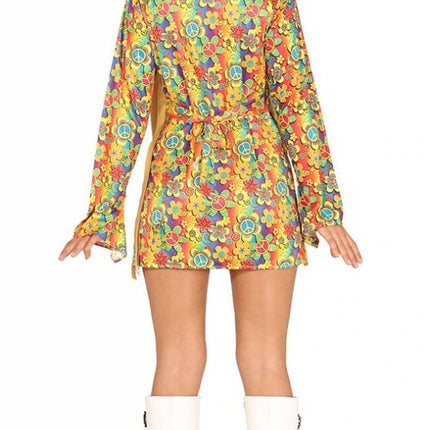 Hippie 60S Kostuum Bruin Dames van Fiestas Guirca koop je bij Partywinkel