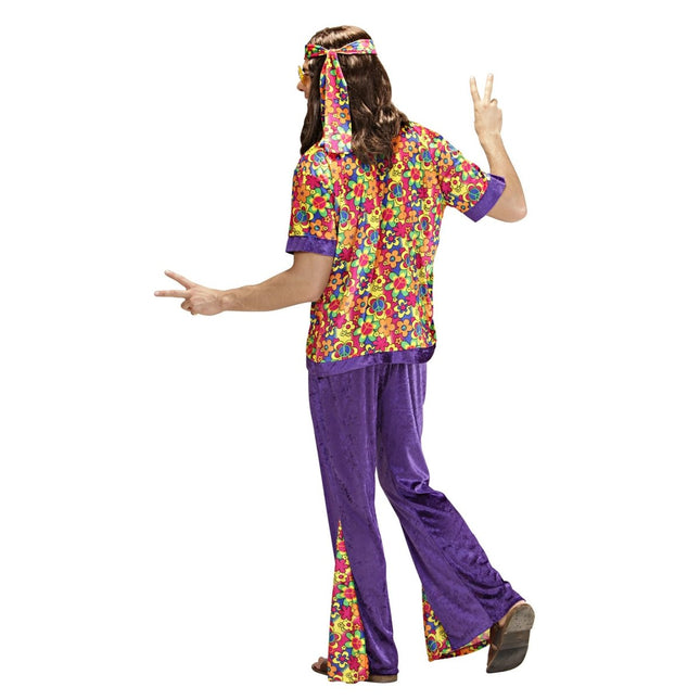 Hippie 60S Kostuum Gekleurd Heren van Widmann koop je bij Partywinkel