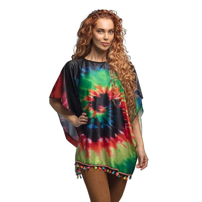 Hippie 60S Poncho van Boland koop je bij Partywinkel