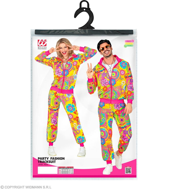 Hippie 60S Trainingspak Fout Gekleurd van Widmann koop je bij Partywinkel