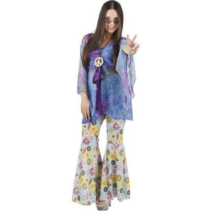 Hippie Kostuum Dames Flowers van Boland koop je bij Partywinkel