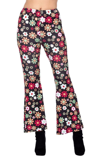 Hippie 60S Broek Bloemen van Wilbers & Wilbers koop je bij Partywinkel