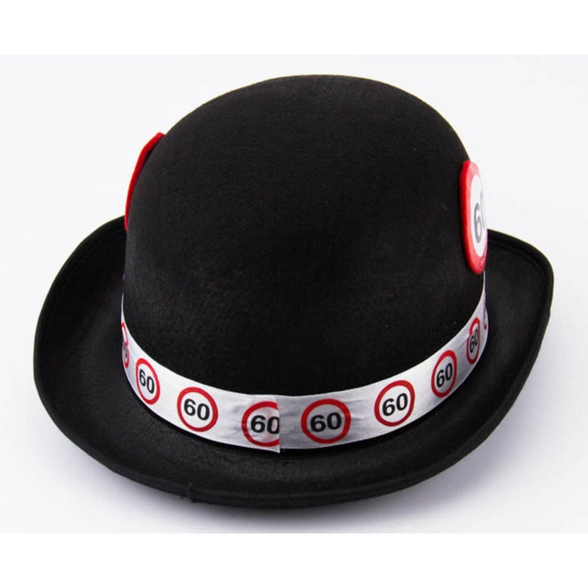 Hoed 60 Jaar Verkeersbord van Folat koop je bij Partywinkel