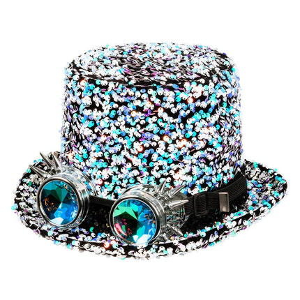Hoed Glitters Met Bril van Boland koop je bij Partywinkel