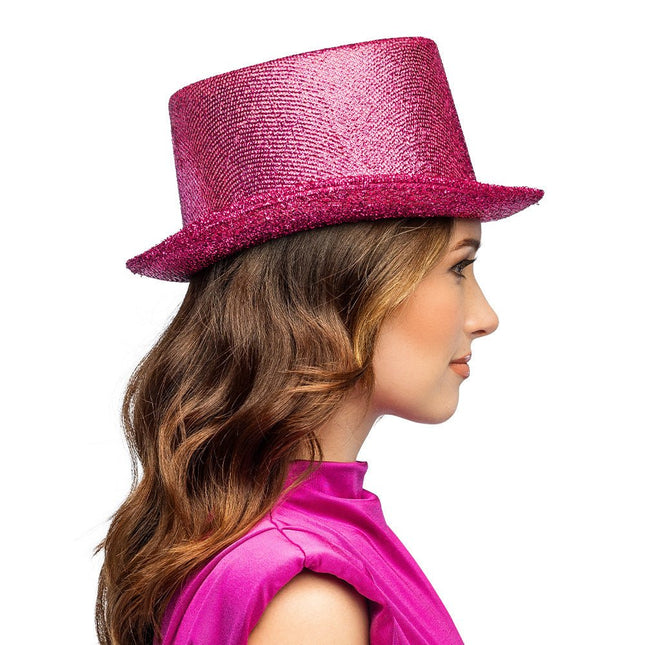 Hoed Showtime pink van Boland koop je bij Partywinkel
