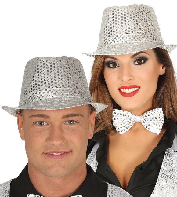 Hoed Zilveren Pailletten van Fiestas Guirca koop je bij Partywinkel