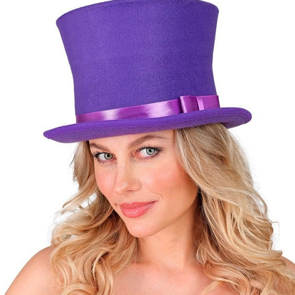 Hoge Hoed Paars van Widmann koop je bij Partywinkel