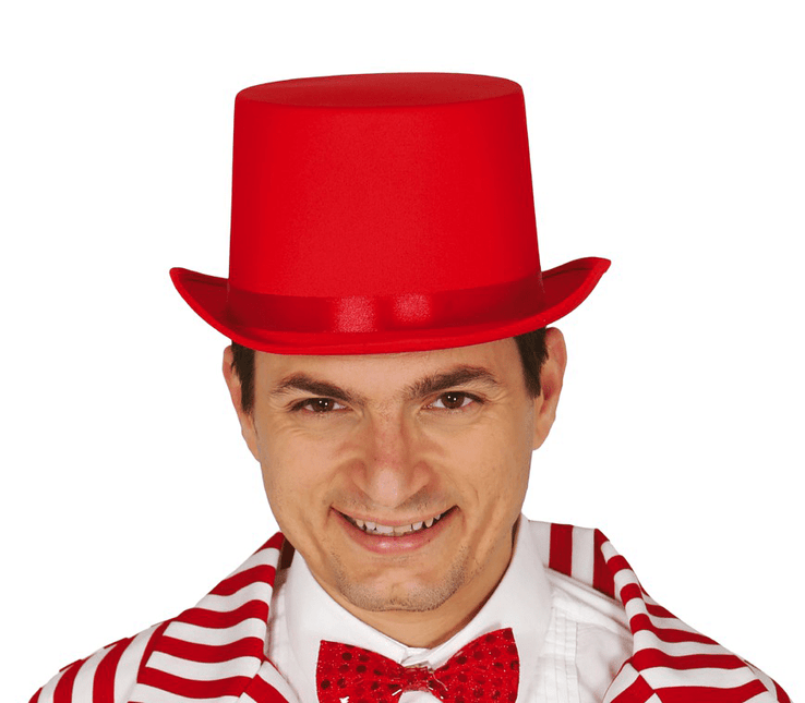 Hoge Hoed Rood van Fiestas Guirca koop je bij Partywinkel