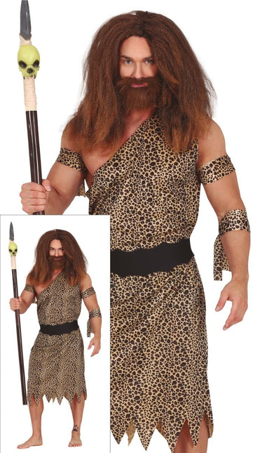 Holbewoner Kostuum Bruin Heren van Fiestas Guirca koop je bij Partywinkel