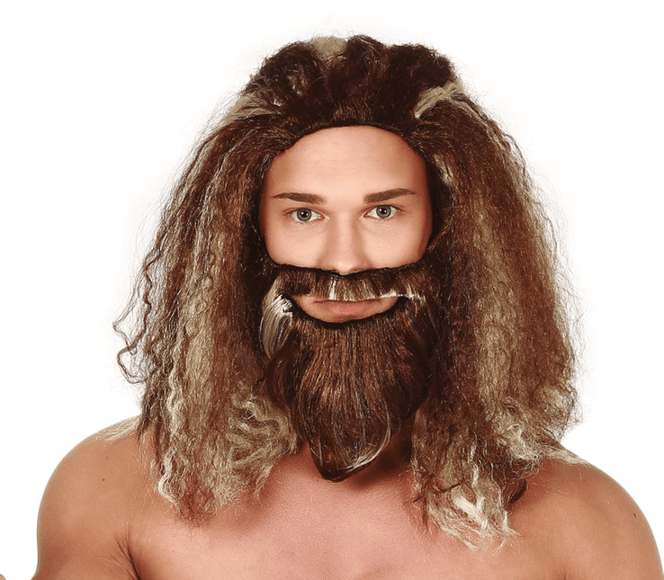 Holbewoner Pruik van Fiestas Guirca koop je bij Partywinkel