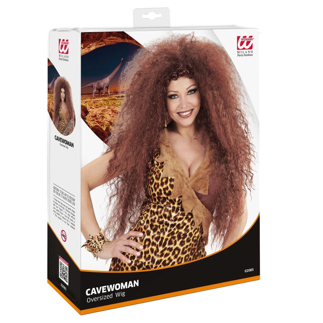 Holbewoner Pruik Bruin van Widmann koop je bij Partywinkel