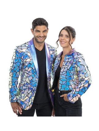 Holografisch Colbert Heren van CHAKS koop je bij Partywinkel